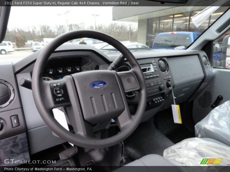 Dashboard of 2012 F350 Super Duty XL Regular Cab 4x4 Chassis