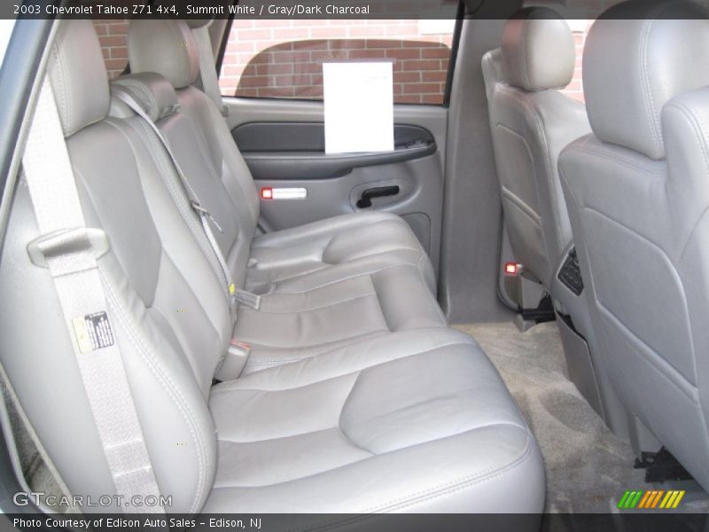 Summit White / Gray/Dark Charcoal 2003 Chevrolet Tahoe Z71 4x4
