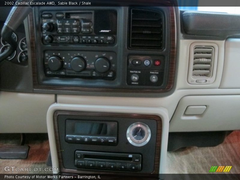 Sable Black / Shale 2002 Cadillac Escalade AWD