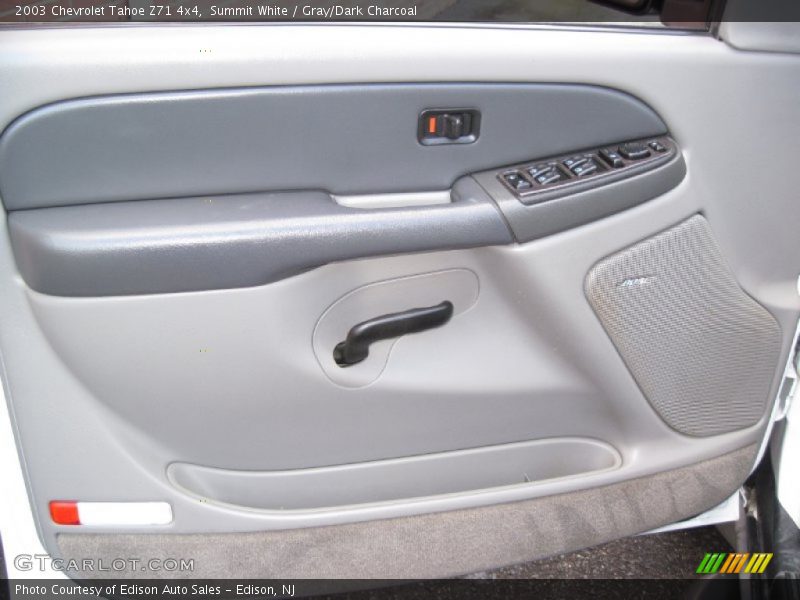 Summit White / Gray/Dark Charcoal 2003 Chevrolet Tahoe Z71 4x4