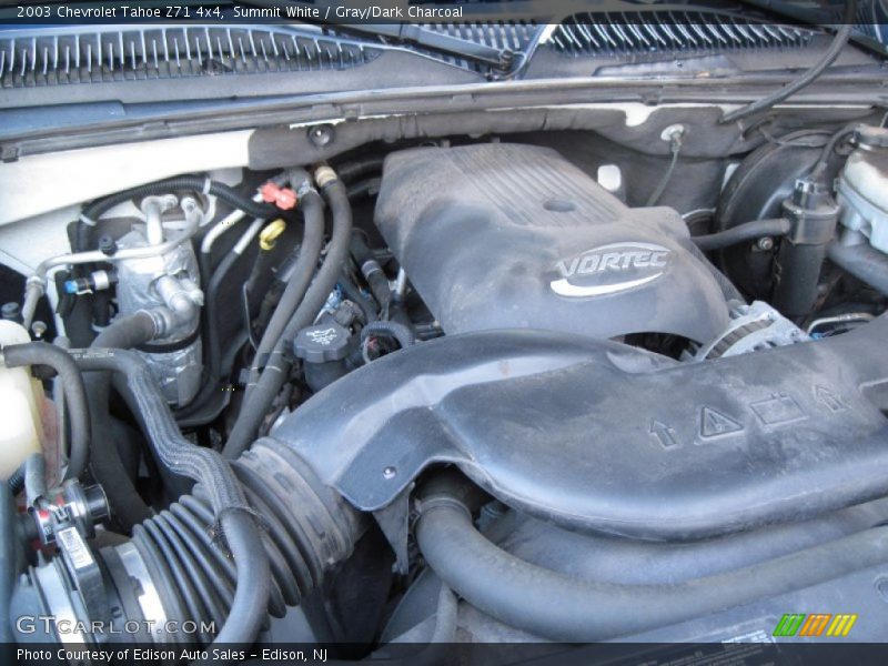 Summit White / Gray/Dark Charcoal 2003 Chevrolet Tahoe Z71 4x4
