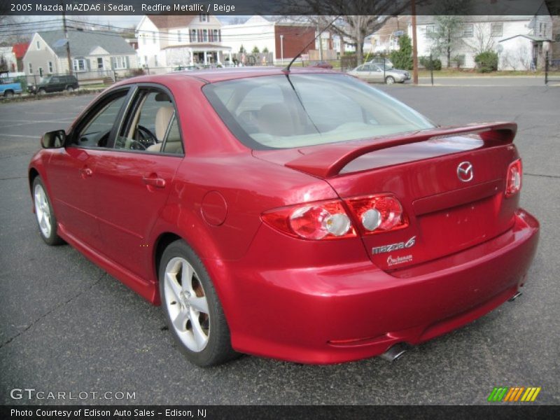 Redfire Metallic / Beige 2005 Mazda MAZDA6 i Sedan