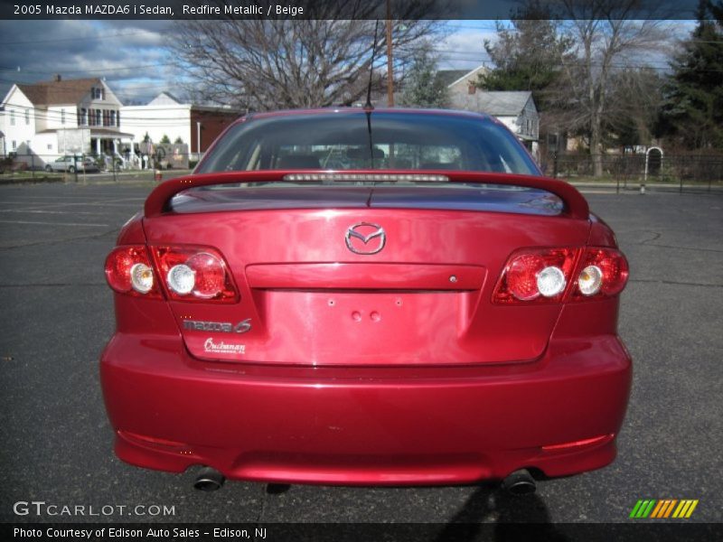 Redfire Metallic / Beige 2005 Mazda MAZDA6 i Sedan