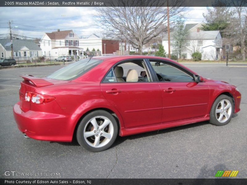 Redfire Metallic / Beige 2005 Mazda MAZDA6 i Sedan