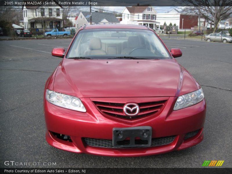 Redfire Metallic / Beige 2005 Mazda MAZDA6 i Sedan