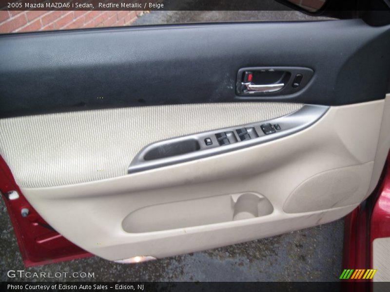 Redfire Metallic / Beige 2005 Mazda MAZDA6 i Sedan