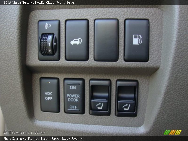 Glacier Pearl / Beige 2009 Nissan Murano LE AWD