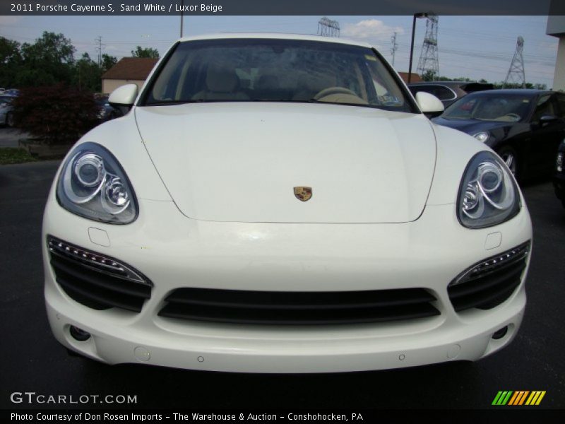 Sand White / Luxor Beige 2011 Porsche Cayenne S