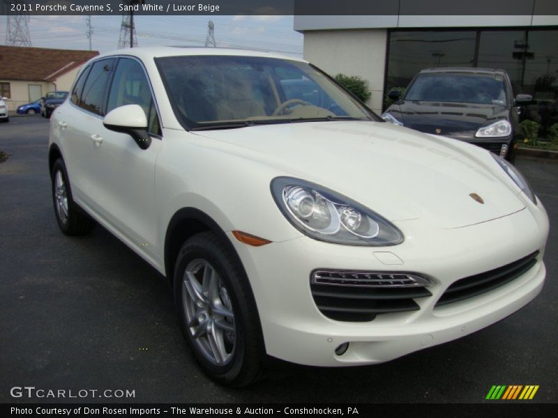 Sand White / Luxor Beige 2011 Porsche Cayenne S