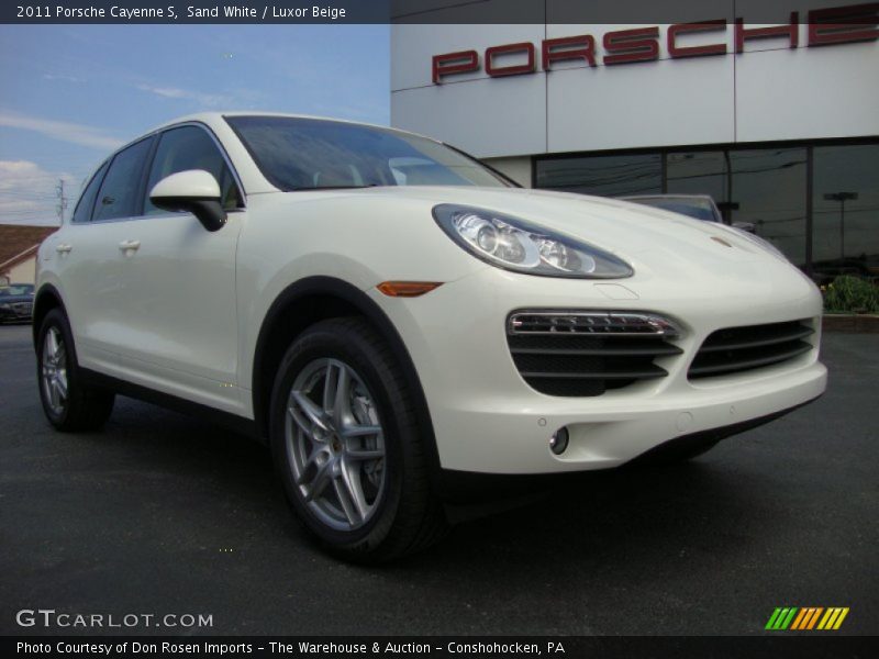 Sand White / Luxor Beige 2011 Porsche Cayenne S