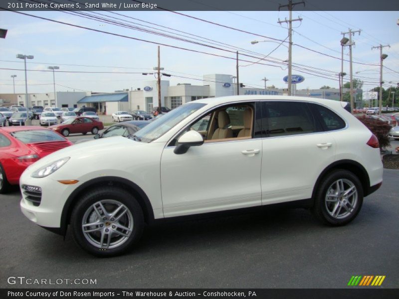 Sand White / Luxor Beige 2011 Porsche Cayenne S