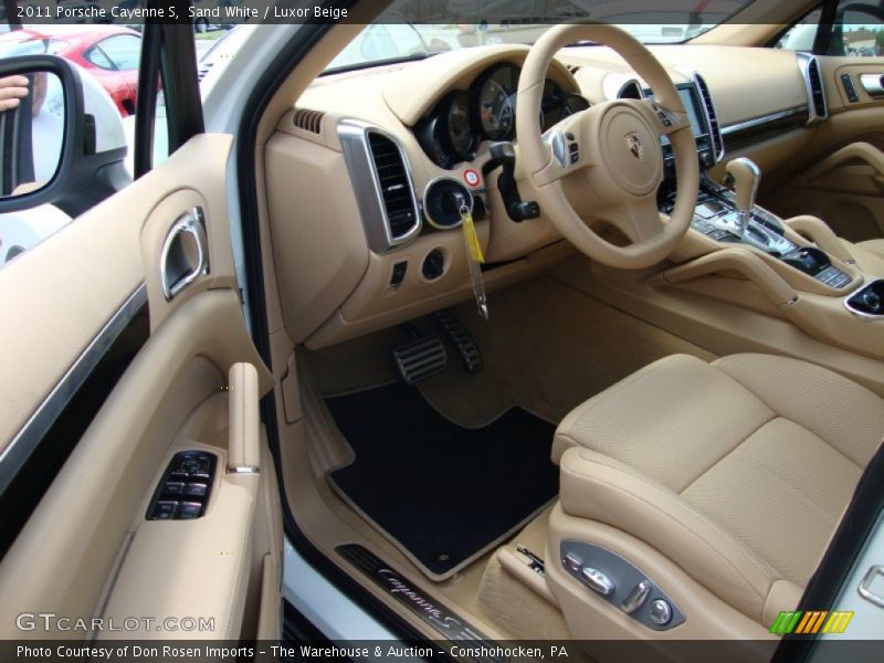  2011 Cayenne S Luxor Beige Interior