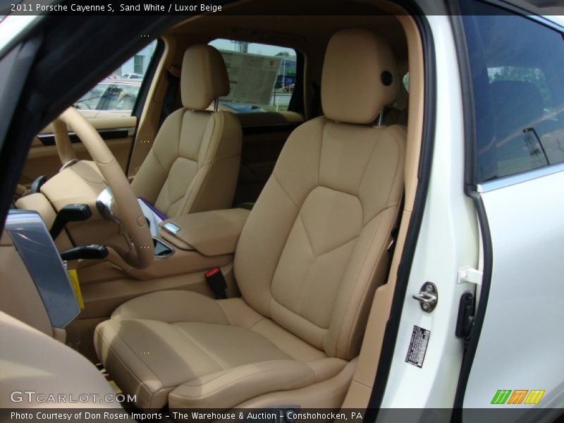  2011 Cayenne S Luxor Beige Interior
