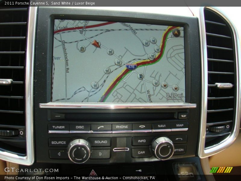 Navigation of 2011 Cayenne S