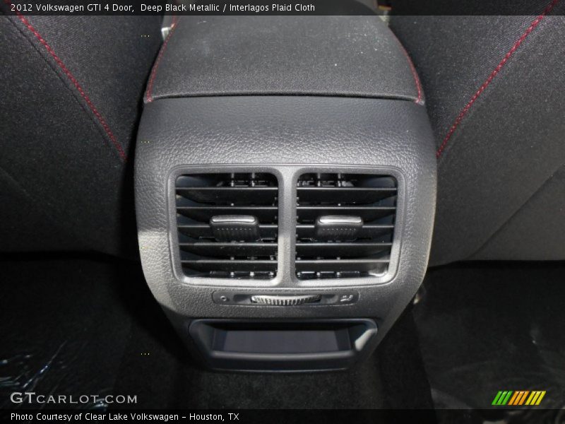 Deep Black Metallic / Interlagos Plaid Cloth 2012 Volkswagen GTI 4 Door