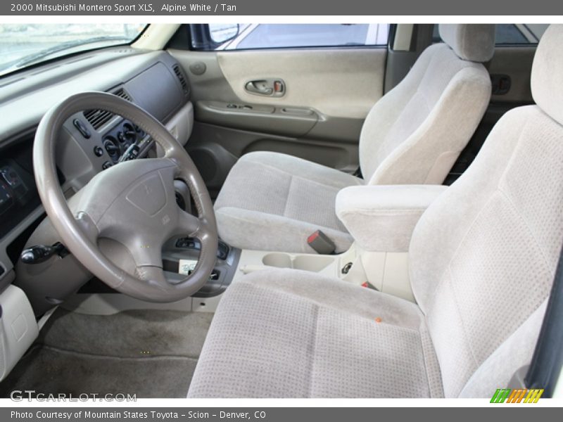 Alpine White / Tan 2000 Mitsubishi Montero Sport XLS