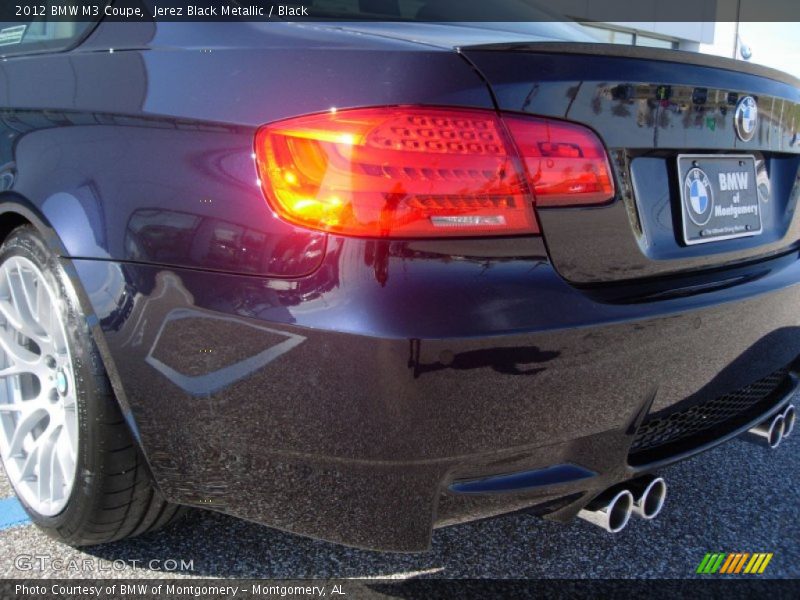 Jerez Black Metallic / Black 2012 BMW M3 Coupe