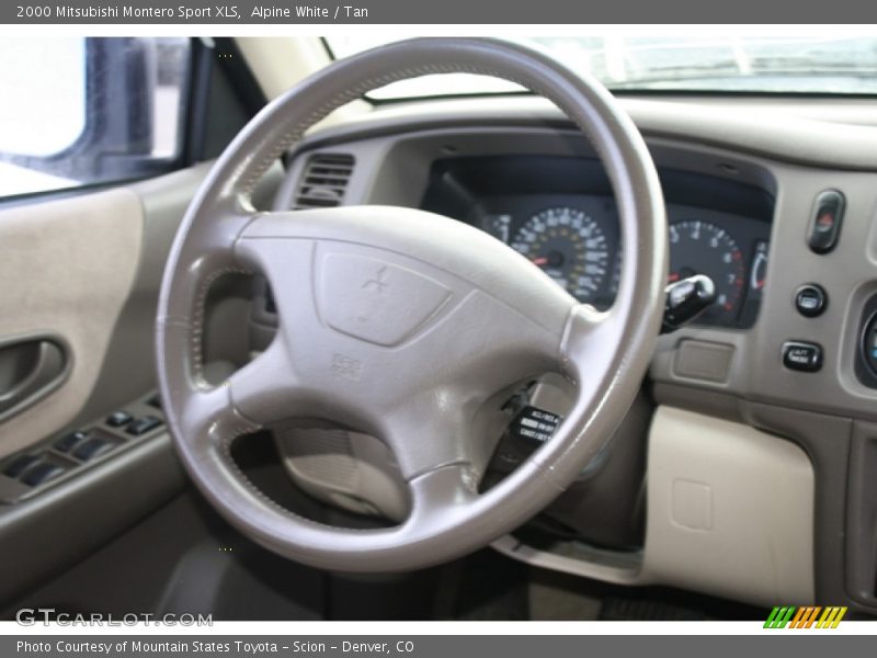 Alpine White / Tan 2000 Mitsubishi Montero Sport XLS