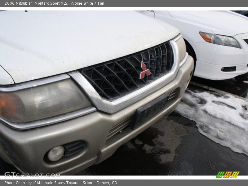 Alpine White / Tan 2000 Mitsubishi Montero Sport XLS