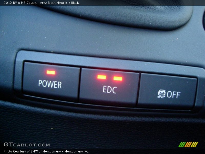 Controls of 2012 M3 Coupe