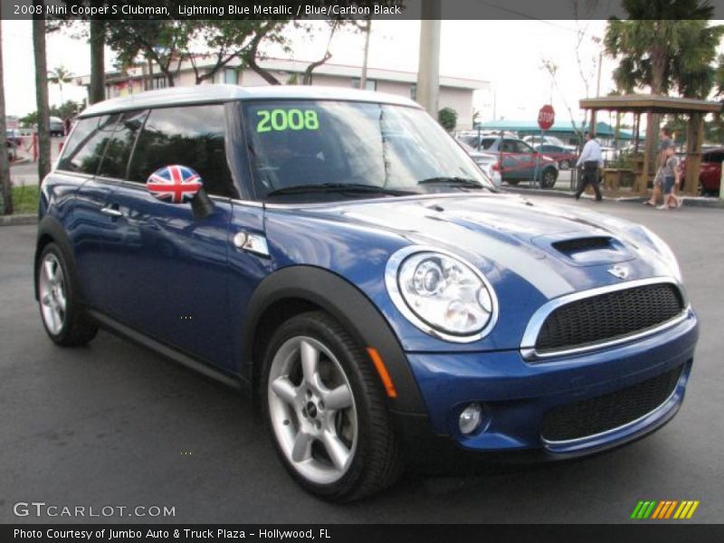 Lightning Blue Metallic / Blue/Carbon Black 2008 Mini Cooper S Clubman