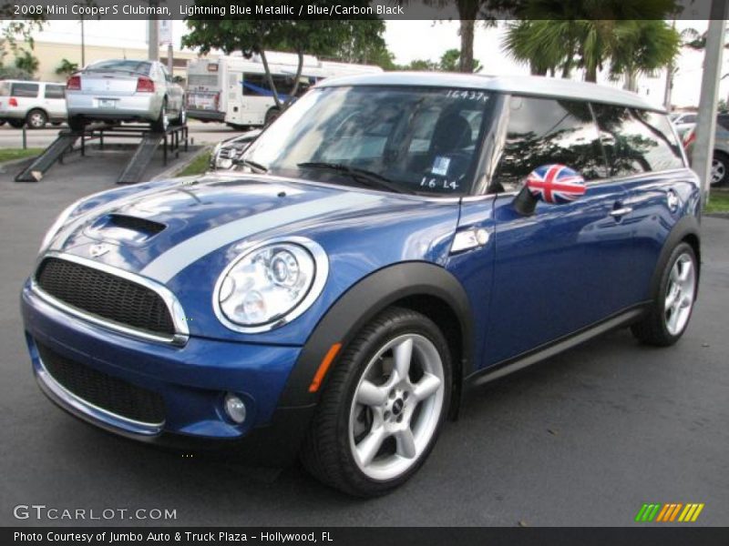 Lightning Blue Metallic / Blue/Carbon Black 2008 Mini Cooper S Clubman