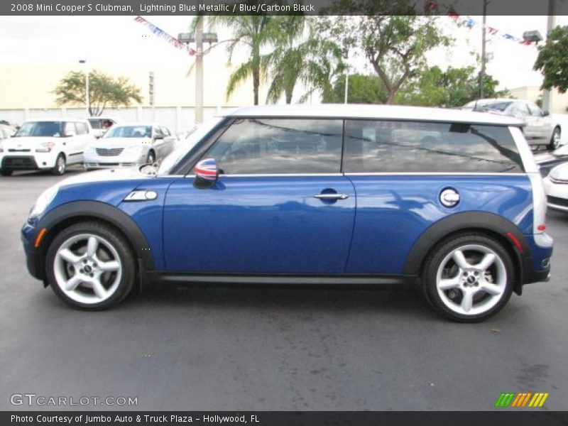 Lightning Blue Metallic / Blue/Carbon Black 2008 Mini Cooper S Clubman