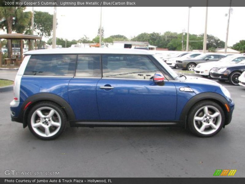 Lightning Blue Metallic / Blue/Carbon Black 2008 Mini Cooper S Clubman