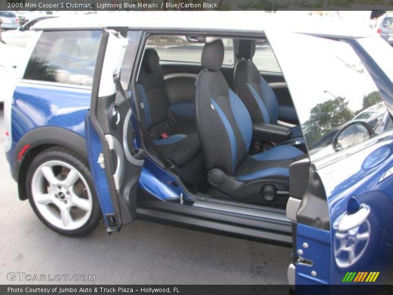 Lightning Blue Metallic / Blue/Carbon Black 2008 Mini Cooper S Clubman