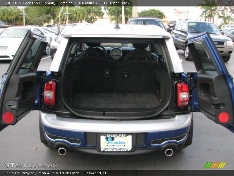 Lightning Blue Metallic / Blue/Carbon Black 2008 Mini Cooper S Clubman