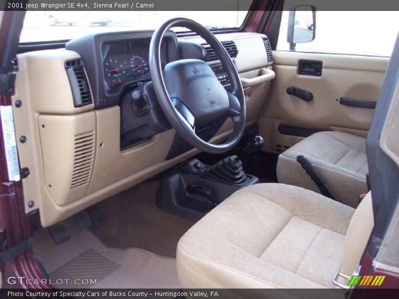  2001 Wrangler SE 4x4 Camel Interior