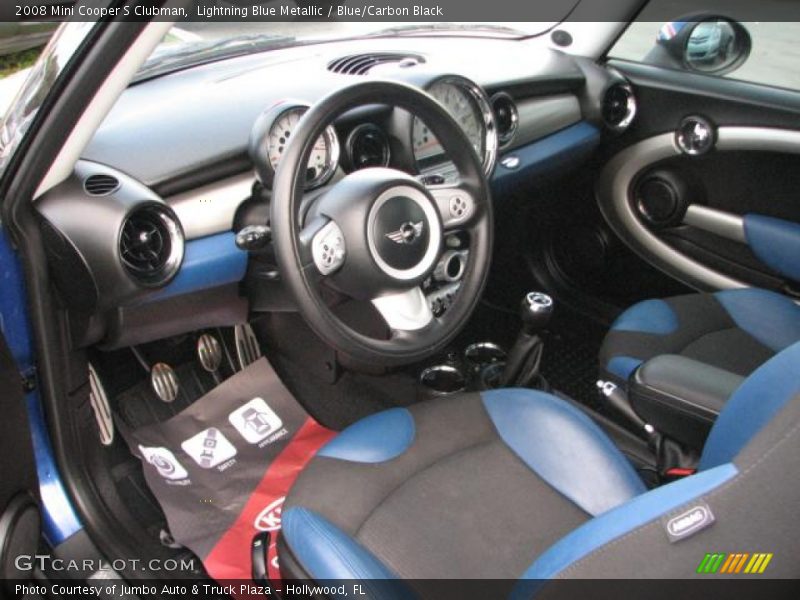 Lightning Blue Metallic / Blue/Carbon Black 2008 Mini Cooper S Clubman