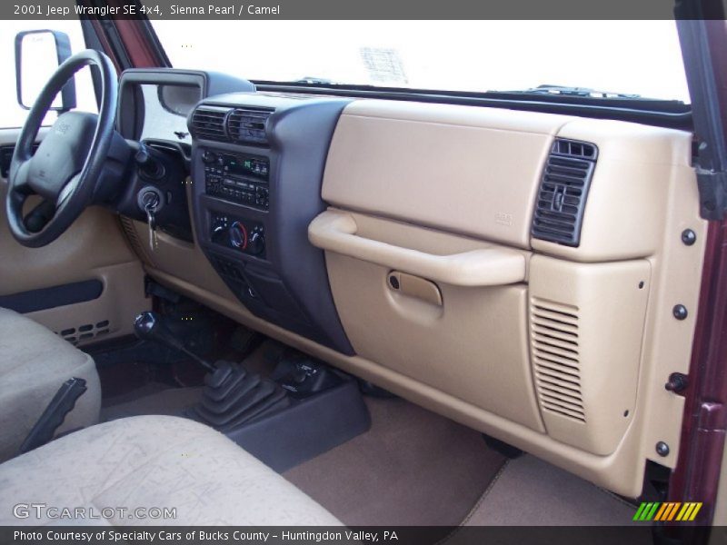Dashboard of 2001 Wrangler SE 4x4