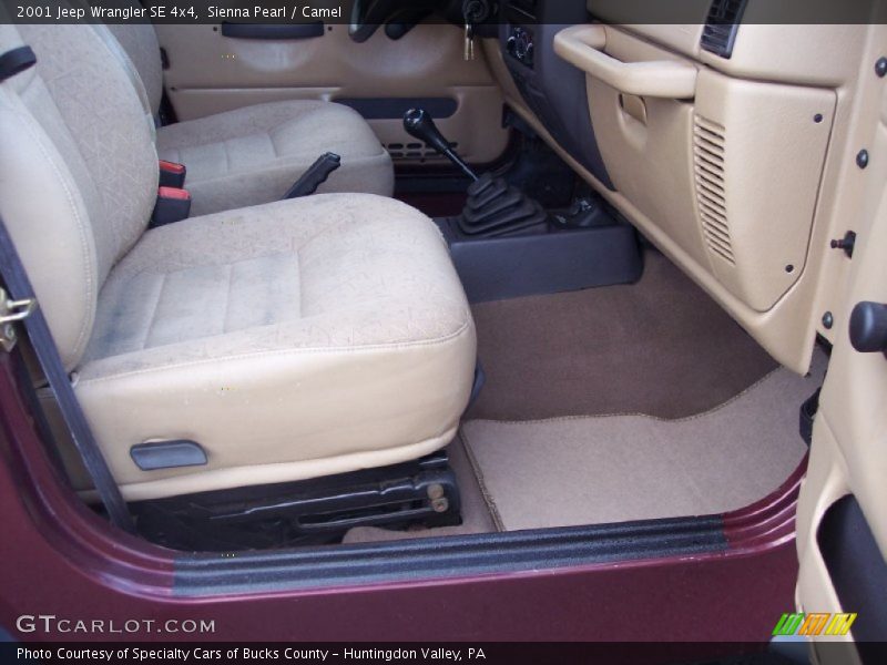 Sienna Pearl / Camel 2001 Jeep Wrangler SE 4x4