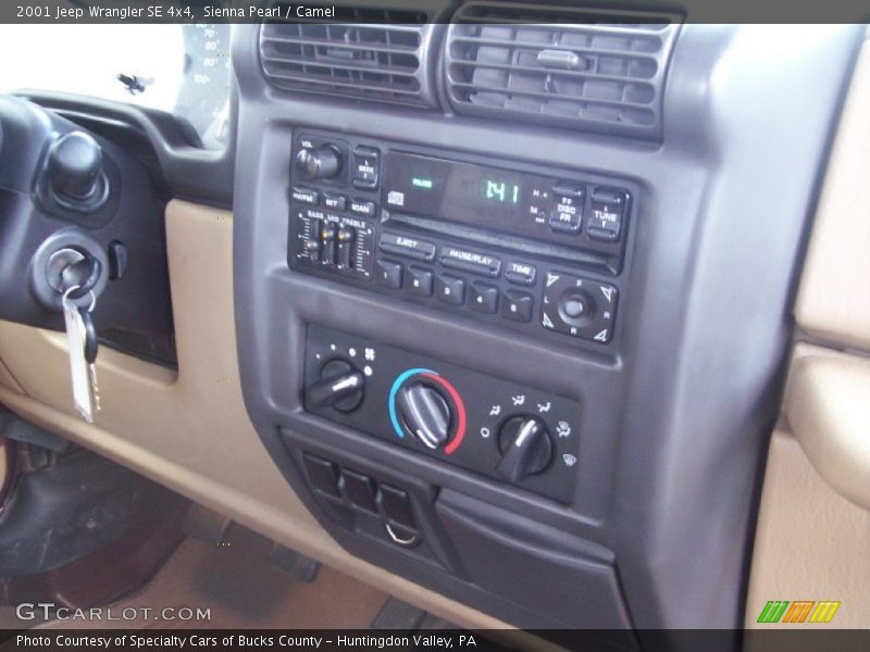 Sienna Pearl / Camel 2001 Jeep Wrangler SE 4x4