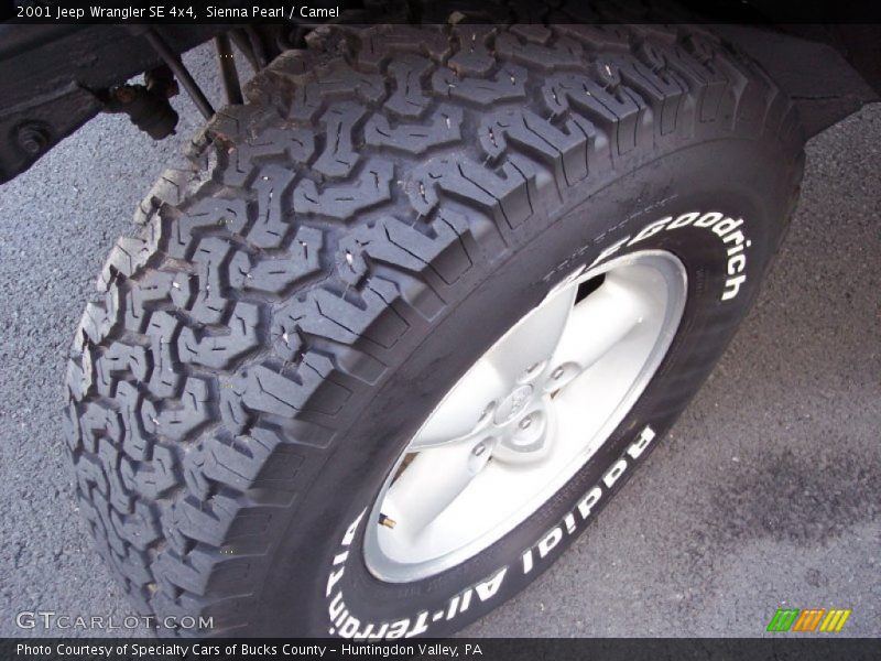 Sienna Pearl / Camel 2001 Jeep Wrangler SE 4x4