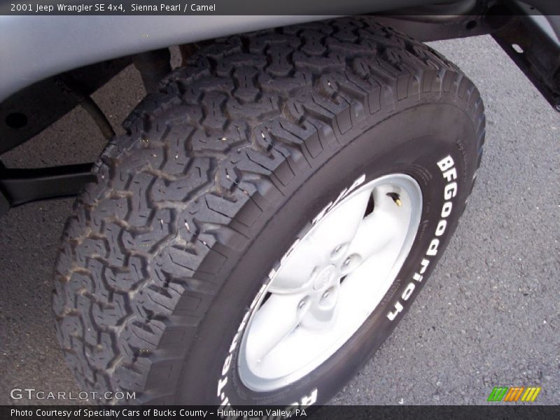 Sienna Pearl / Camel 2001 Jeep Wrangler SE 4x4