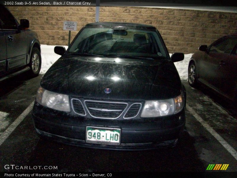 Black / Charcoal Grey 2002 Saab 9-5 Arc Sedan