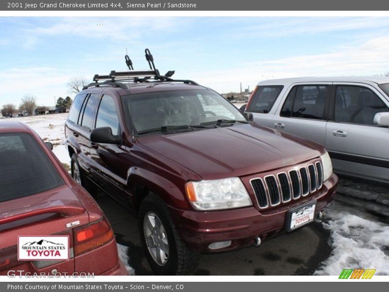 Sienna Pearl / Sandstone 2001 Jeep Grand Cherokee Limited 4x4