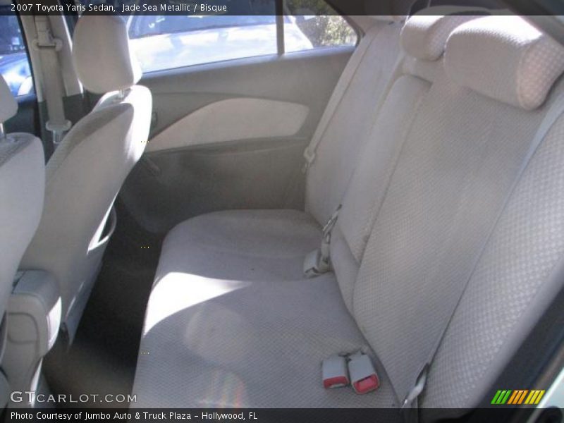 Jade Sea Metallic / Bisque 2007 Toyota Yaris Sedan