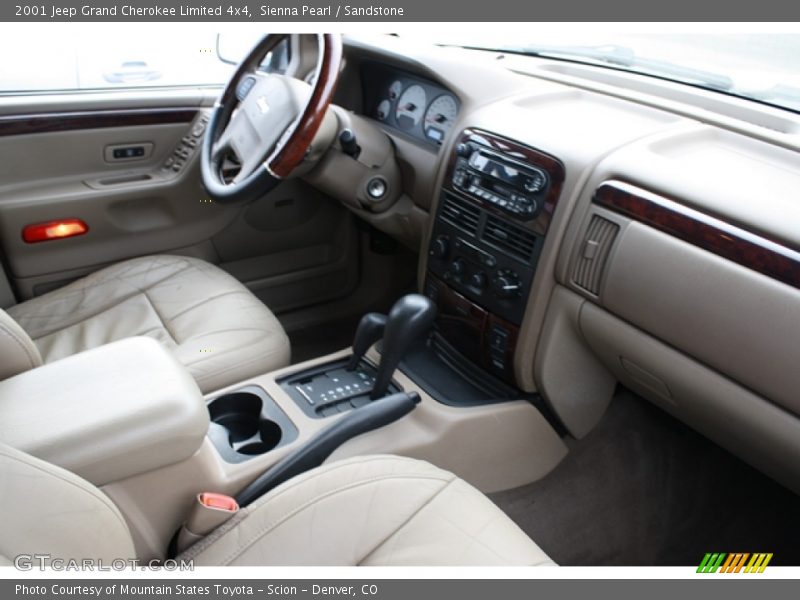 Sienna Pearl / Sandstone 2001 Jeep Grand Cherokee Limited 4x4