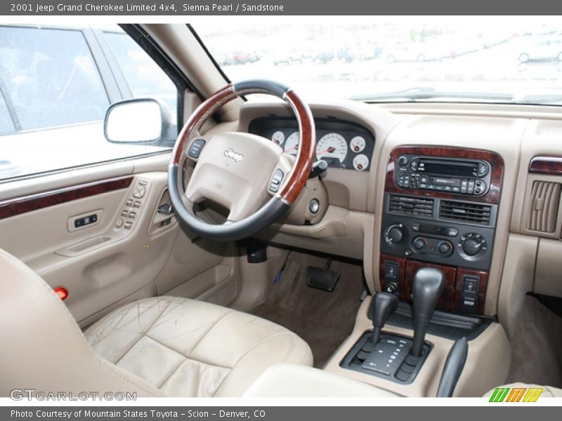 Sienna Pearl / Sandstone 2001 Jeep Grand Cherokee Limited 4x4