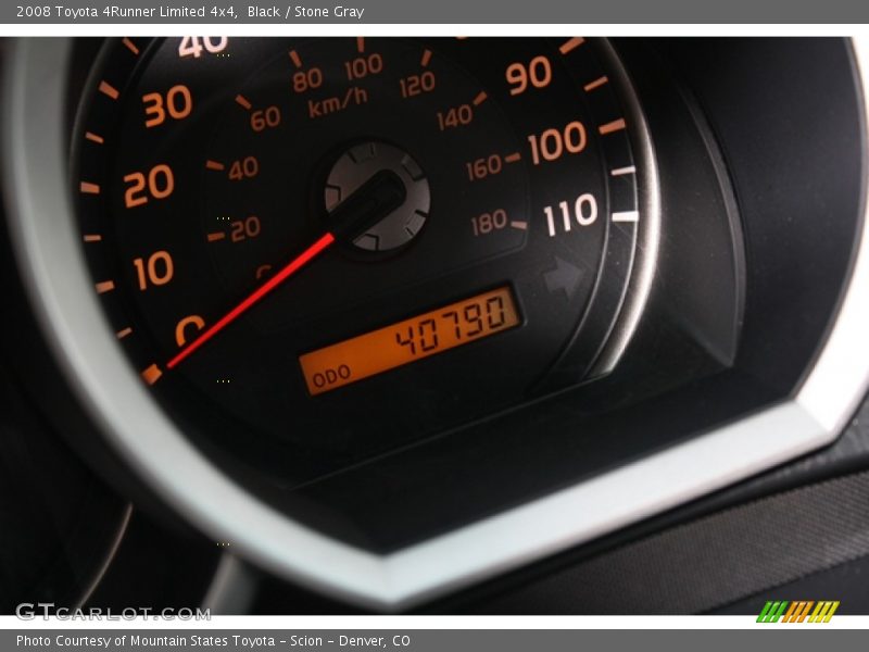 Black / Stone Gray 2008 Toyota 4Runner Limited 4x4