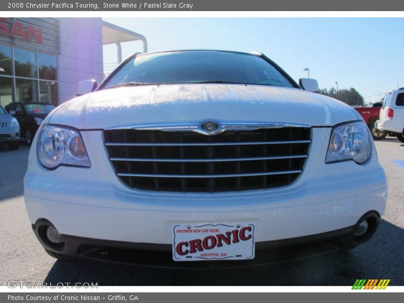 Stone White / Pastel Slate Gray 2008 Chrysler Pacifica Touring
