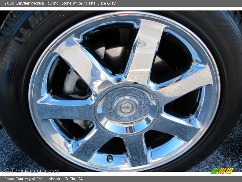 Stone White / Pastel Slate Gray 2008 Chrysler Pacifica Touring