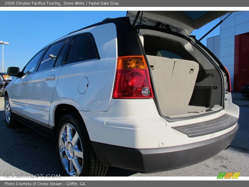 Stone White / Pastel Slate Gray 2008 Chrysler Pacifica Touring