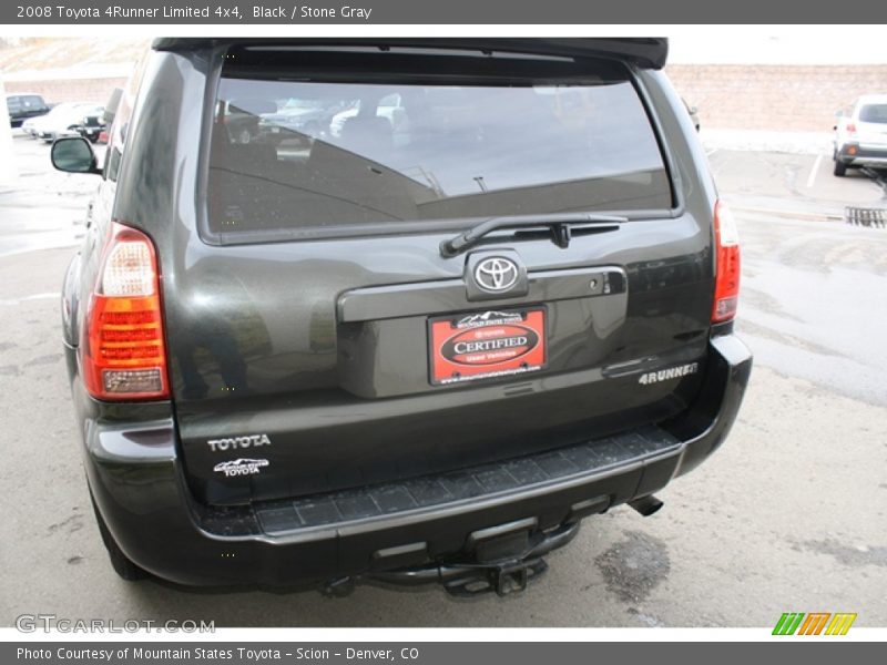 Black / Stone Gray 2008 Toyota 4Runner Limited 4x4
