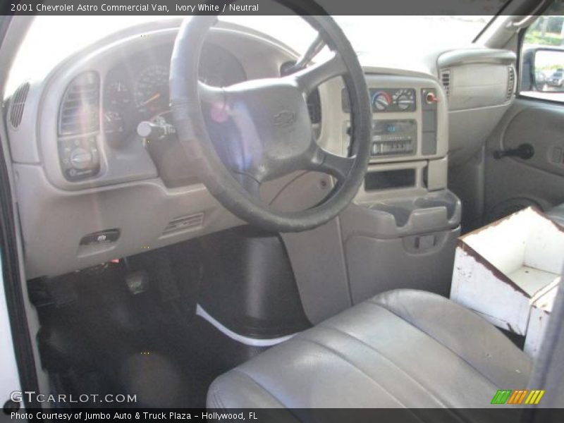 Ivory White / Neutral 2001 Chevrolet Astro Commercial Van