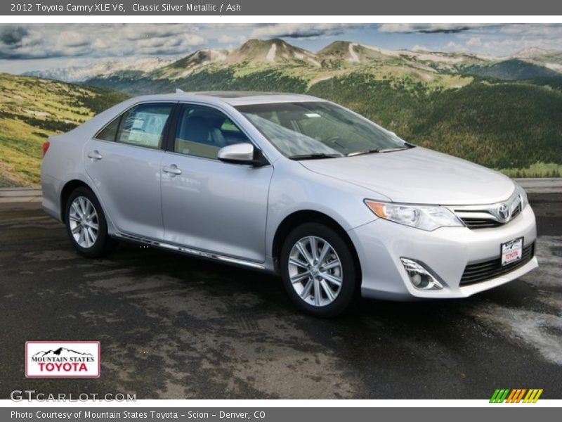 Classic Silver Metallic / Ash 2012 Toyota Camry XLE V6