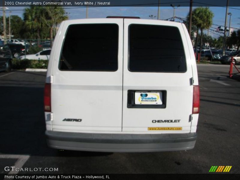 Ivory White / Neutral 2001 Chevrolet Astro Commercial Van